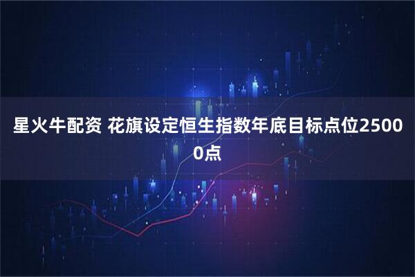 星火牛配资 花旗设定恒生指数年底目标点位25000点